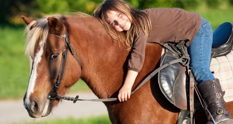 девочка на лошади